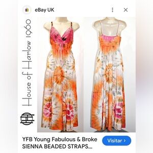 Young Fabulous & Broke Multicolor Tie-Dye Maxi Skirt